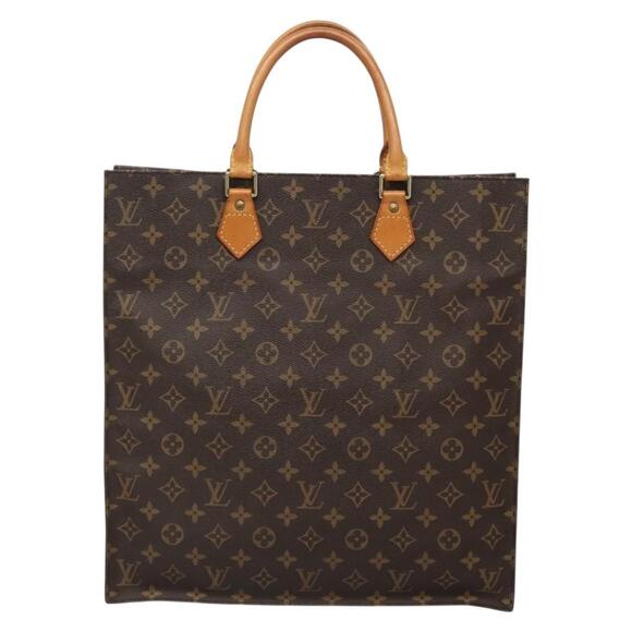 LOUIS VUITTON Monogram Sac Plat Hand Bag M51140 - Picture 13 of 16